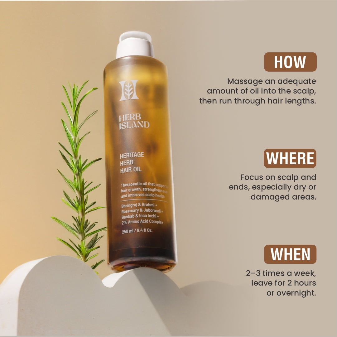 Heritage Herb Hair Oil