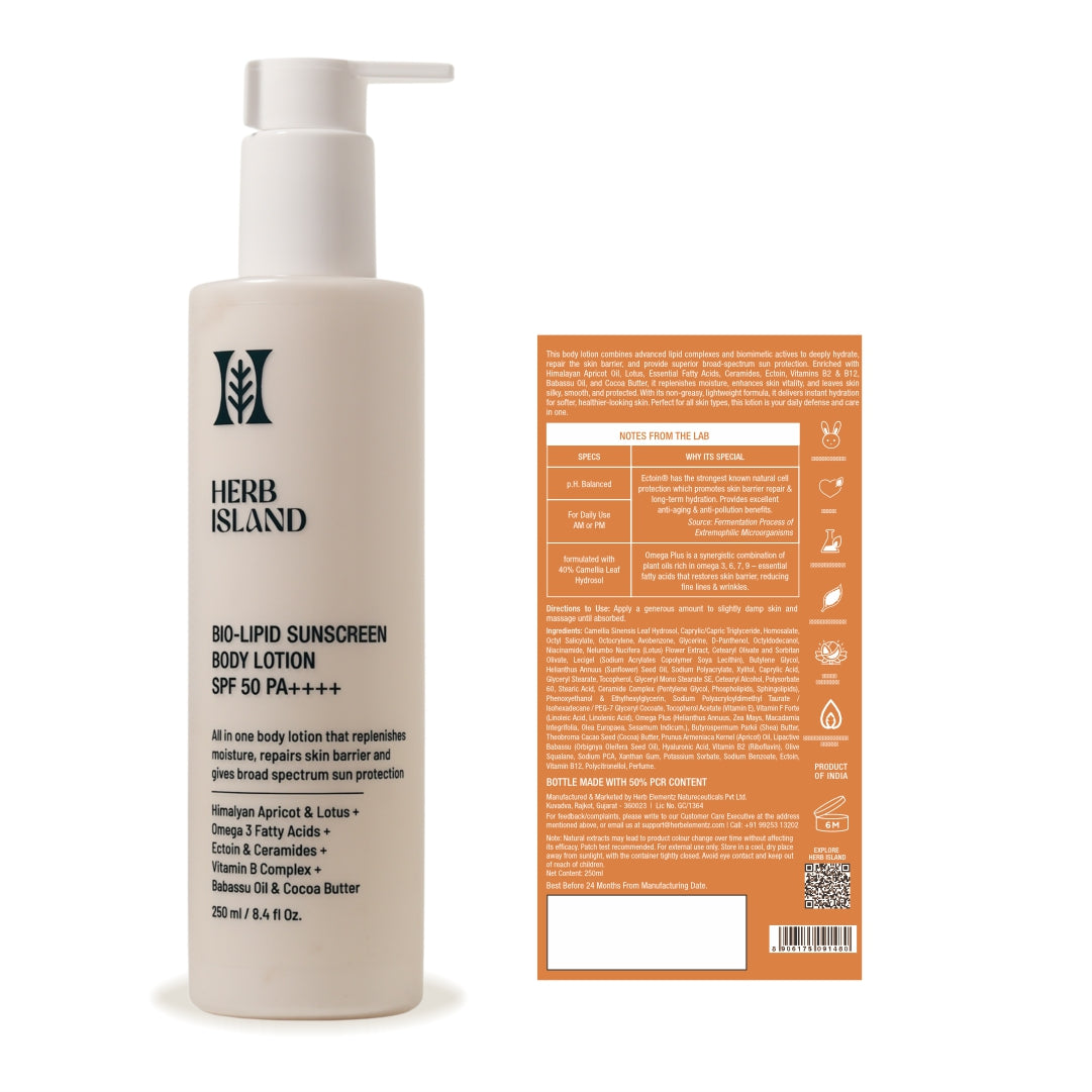 Bio-Lipid Sunscreen Body Lotion SPF 50 PA++++